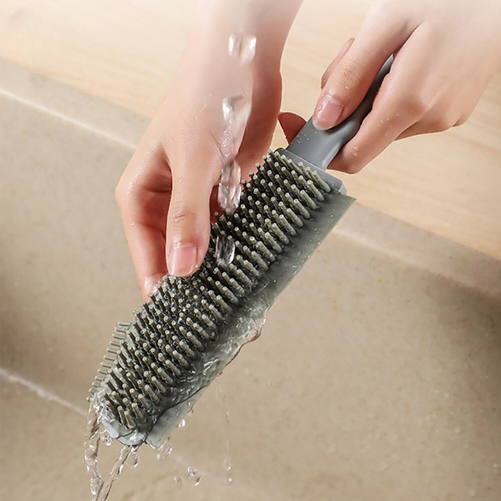 Brosse et grattoir en silicone 3 en 1 - X10 Maroc - Livraison gratuite -