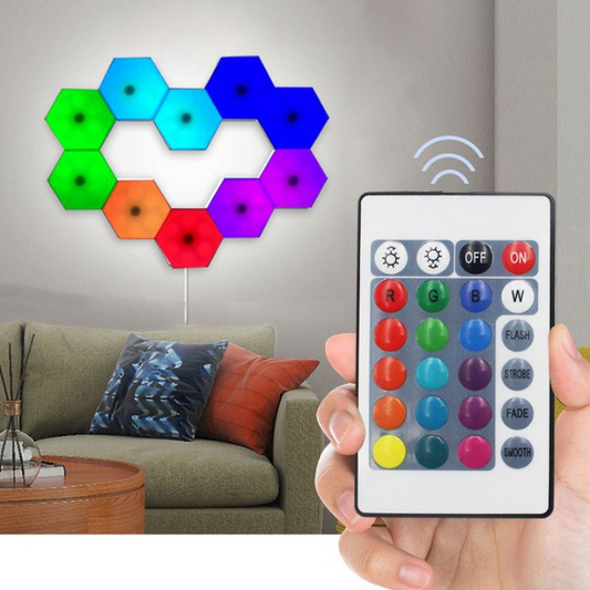 X10-Lumière Hexagonale Créative - X10 Maroc - Livraison gratuite -