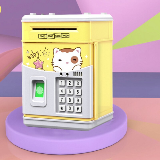 Tirelire coffre fort avec code - X10 Maroc - Livraison gratuite - Jaune