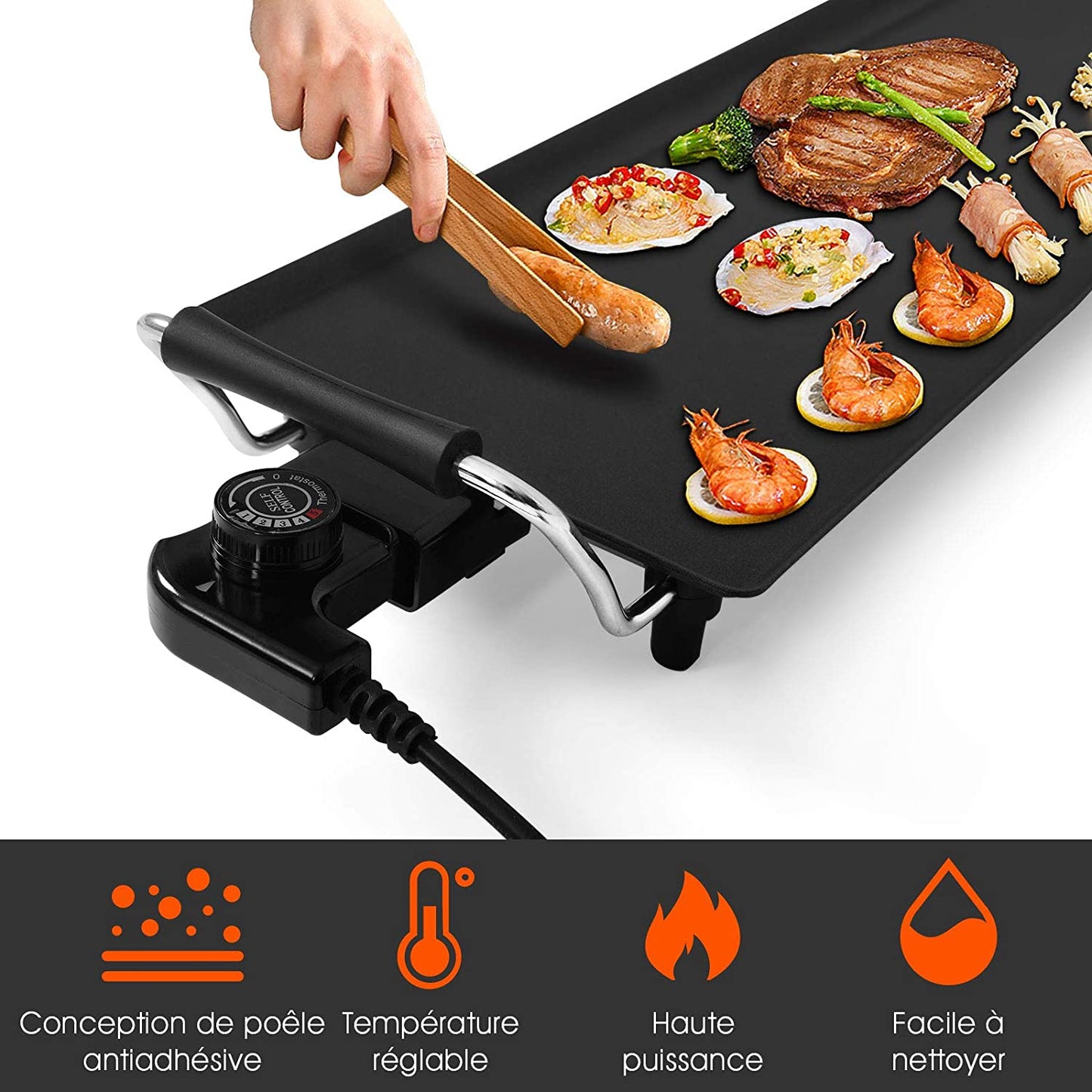 X10-Plancha Électrique Premium