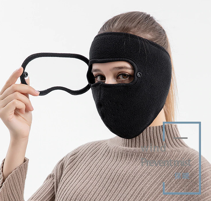 Couvre-Visage Sportif Hivernal - X10 Maroc - Livraison gratuite - Noir