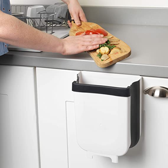 Poubelle Murale Poubelle suspendue pour porte d’armoire de cuisine - X10 Maroc - Livraison gratuite -
