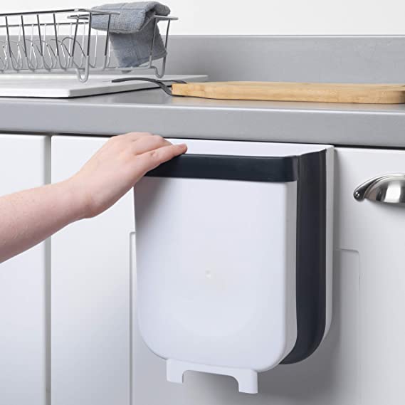 Poubelle Murale Poubelle suspendue pour porte d’armoire de cuisine - X10 Maroc - Livraison gratuite -