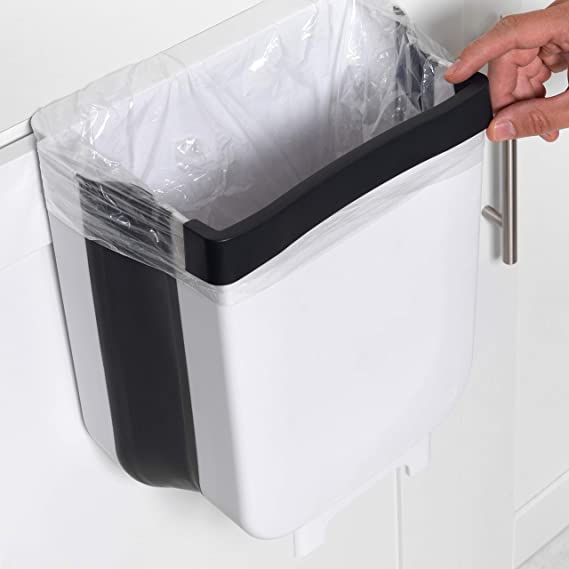 Poubelle Murale Poubelle suspendue pour porte d’armoire de cuisine - X10 Maroc - Livraison gratuite -