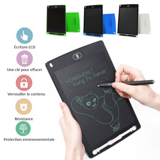 Tablette intelligente anti-casse enfant + stylet - X10 Maroc - Livraison gratuite -