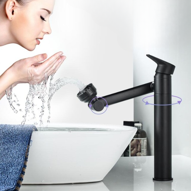 Robinet de lavabo multifonctionnel rotation 1080° - X10 Maroc - Livraison gratuite -