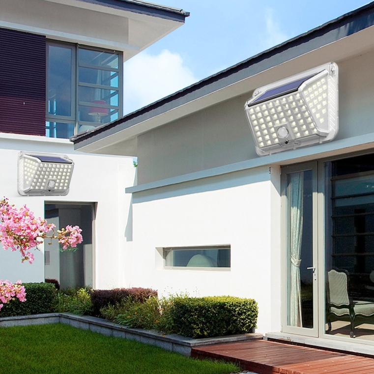 X10-Applique murale solaire à 100LED - X10 Maroc - Livraison gratuite -