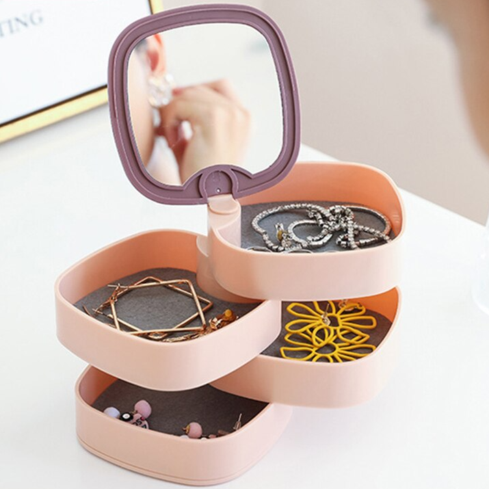 Miroir et boîte à accessoires rotative - X10 Maroc - Livraison gratuite -