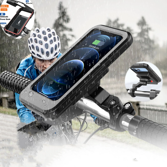 Support de téléphone de moto étanche et rotatif - X10 Maroc - Livraison gratuite -