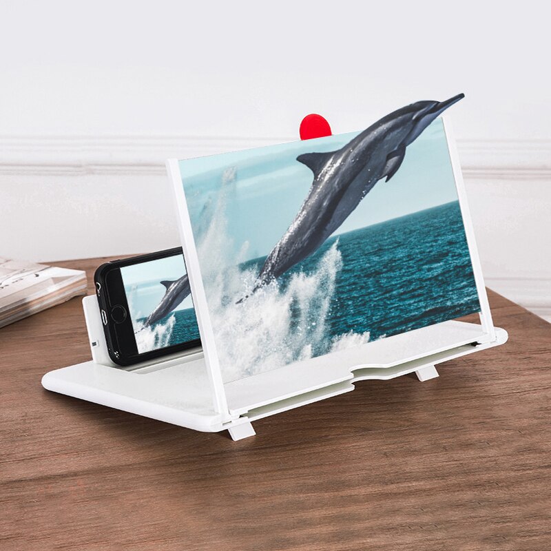 Loupe d'écran 3D pour smartphones - X10 Maroc - Livraison gratuite - Blanc