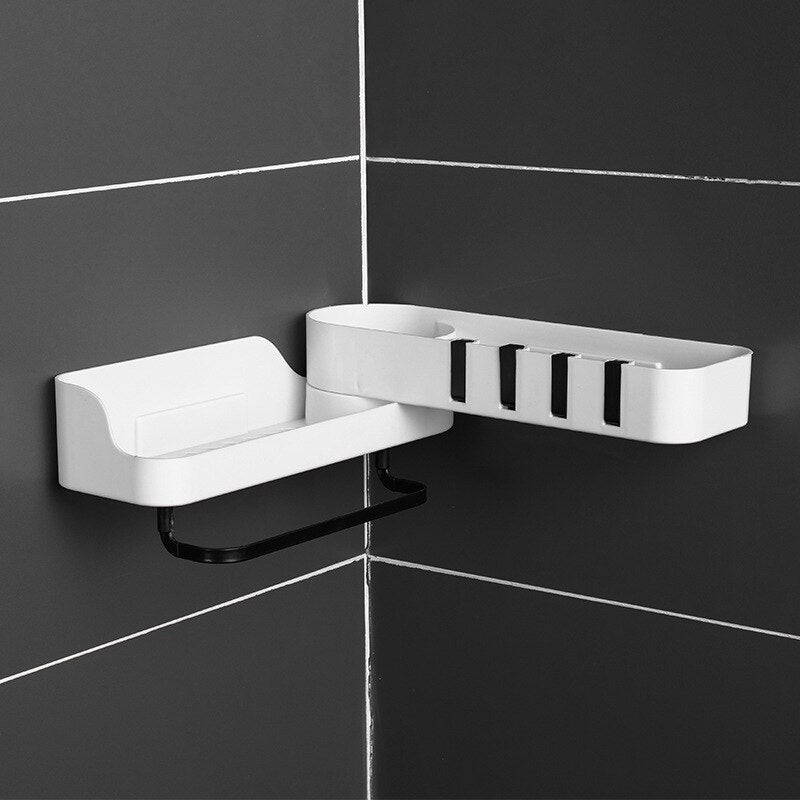 ÉTAGÈRE D'ANGLE ROTATIVE - X10 Maroc - Livraison gratuite - Noir
