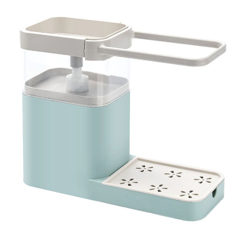 Distributeur de savon 2 en 1 avec vaisselle et porte-serviettes - X10 Maroc - Livraison gratuite -