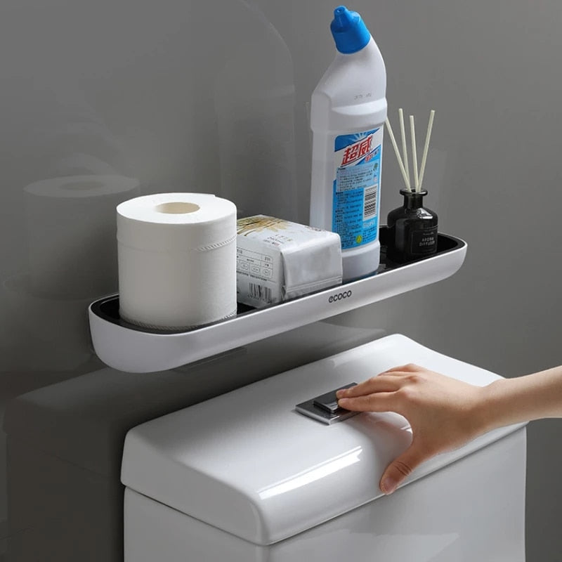 Étagère murale de salle de bain, pas de perçage, facile à installer - X10 Maroc - Livraison gratuite -