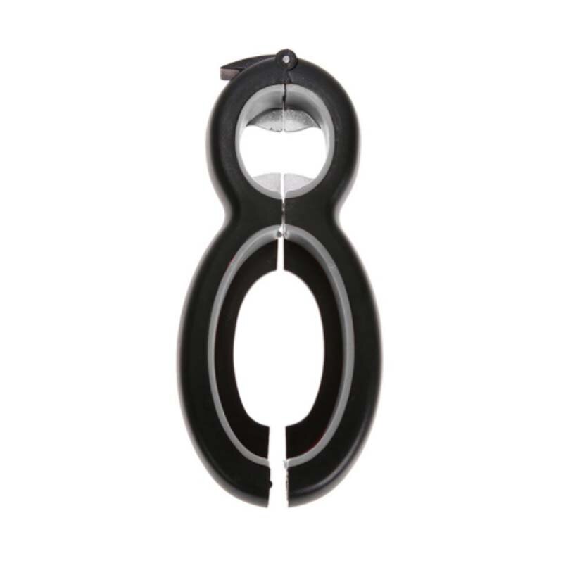 2pcs 6 en 1 ouvre-boîte multifonctionnel - X10 Maroc - Livraison gratuite - Noir