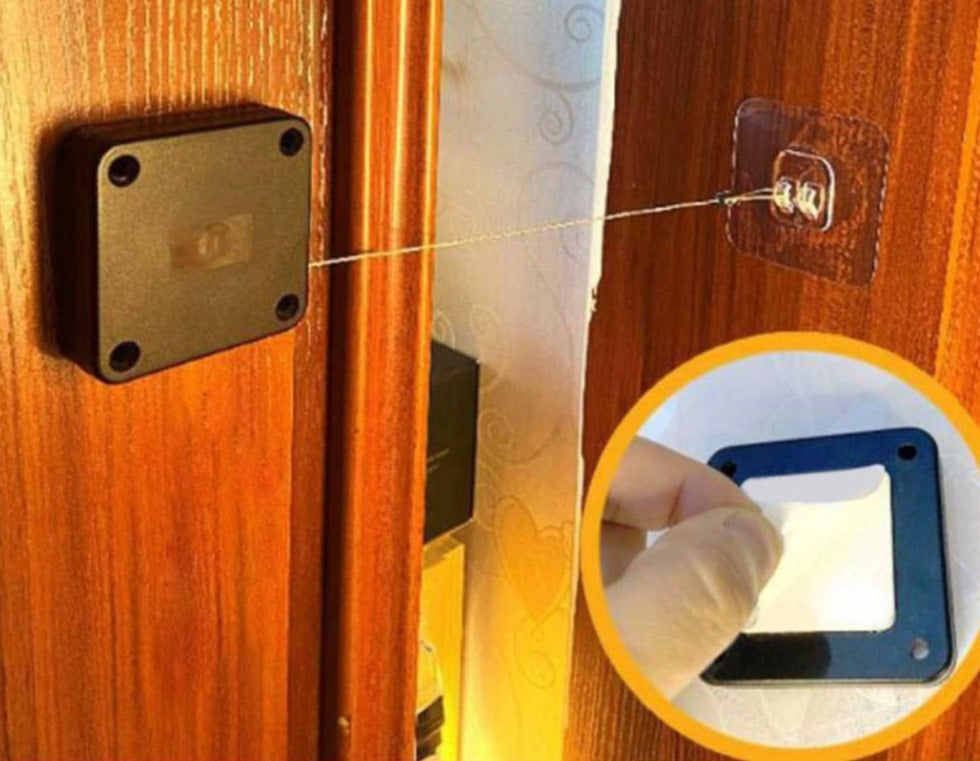 ferme-porte automatique extracteur de porte à câble métallique rétractable - X10 Maroc - Livraison gratuite -