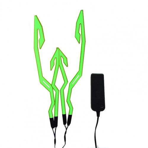 Eclairage casque moto - X10 Maroc - Livraison gratuite - Vert
