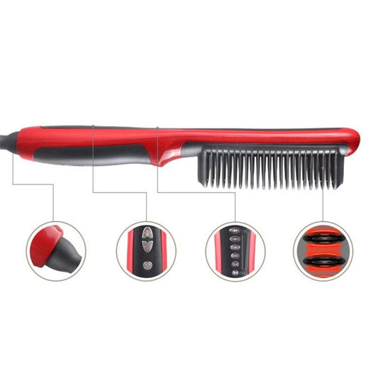 Brosse à cheveux électrique et lisseur à barbe - X10 Maroc - Livraison gratuite -