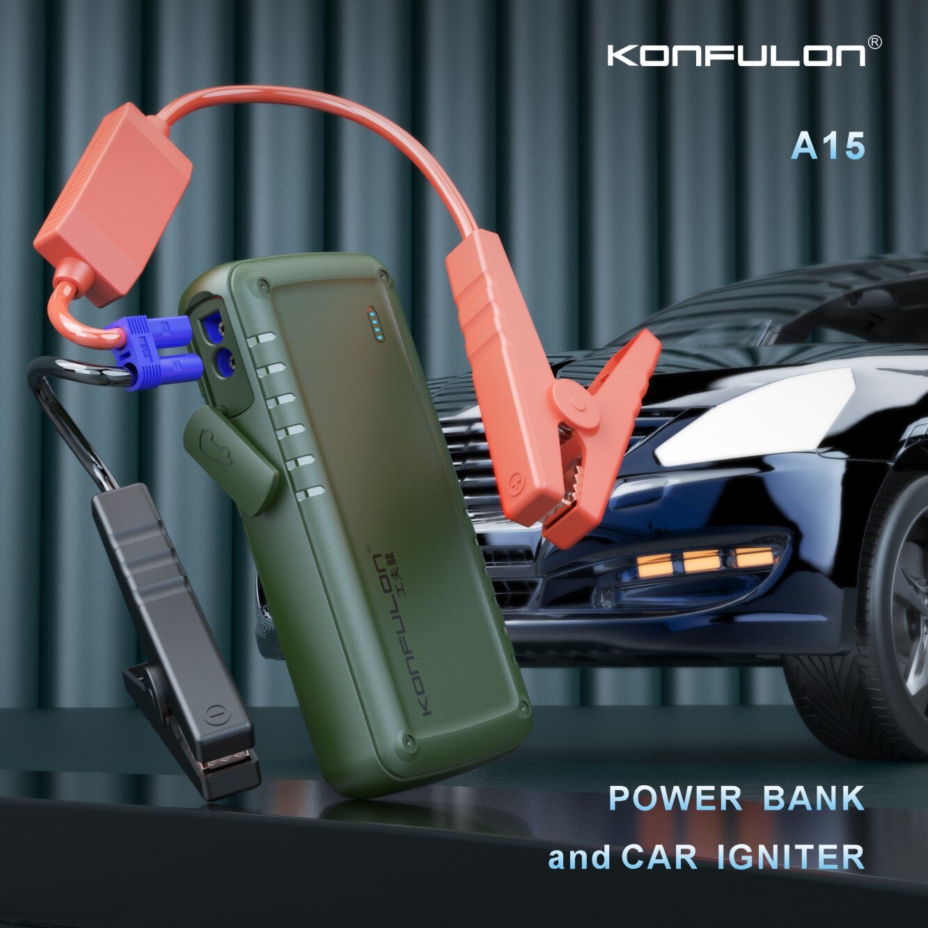 Powerbank de démarrage Voiture d'urgence 9600MAH - X10 Maroc - Livraison gratuite -