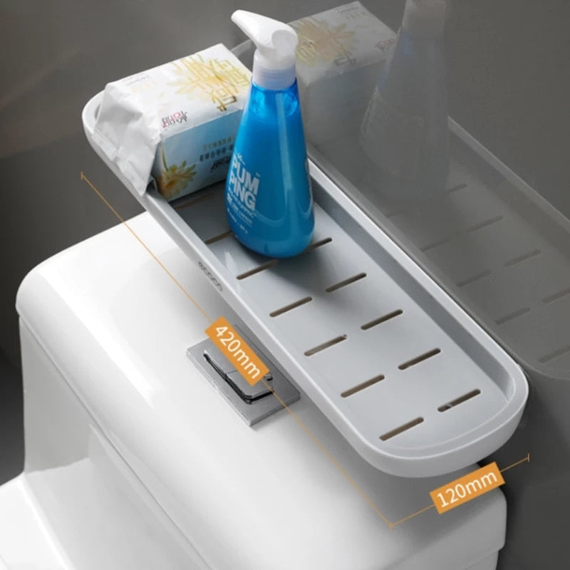 Étagère murale de salle de bain, pas de perçage, facile à installer - X10 Maroc - Livraison gratuite -