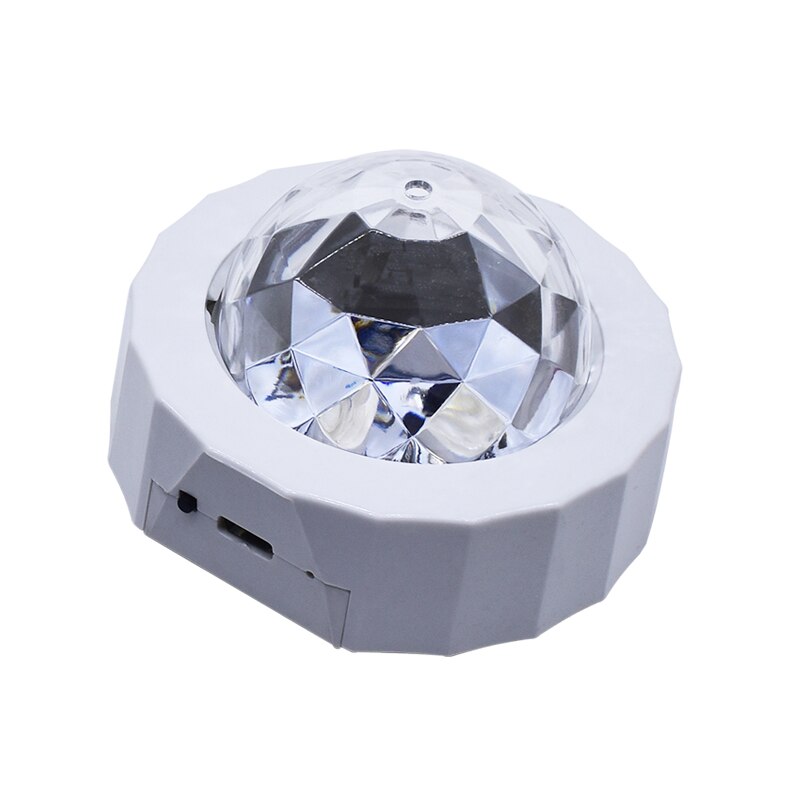 Voiture USB LED Ambiance Lumière Mini Portable USB Disco Ball Fête D'anniversaire Lumières Blanc Blanc - X10 Maroc - Livraison gratuite - D36 White
