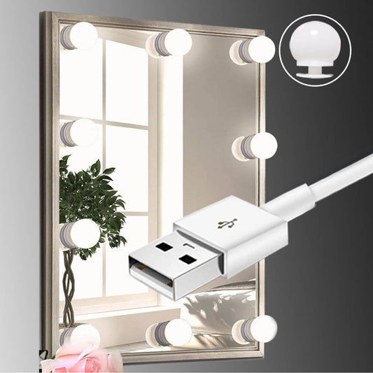10 Lampes de miroir de maquillage LED - X10 Maroc - Livraison gratuite -