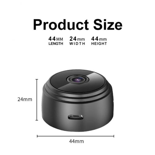Mini caméra espion 4k 1080p Hd Wifi Micro caméra vidéo sans fil cachée avec  application Vision nocturne Alertes de détection de mouvement Intérieur /  Extérieur Audio et Vidéo Rec
