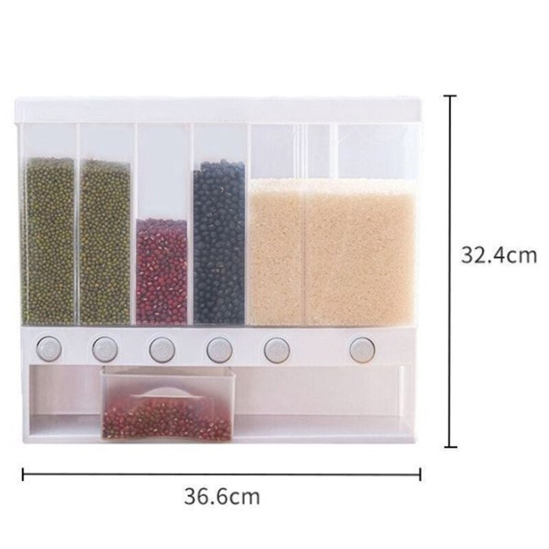 Distributeur de céréales étanche à l'humidité pour le stockage des aliments secs - X10 Maroc - Livraison gratuite -