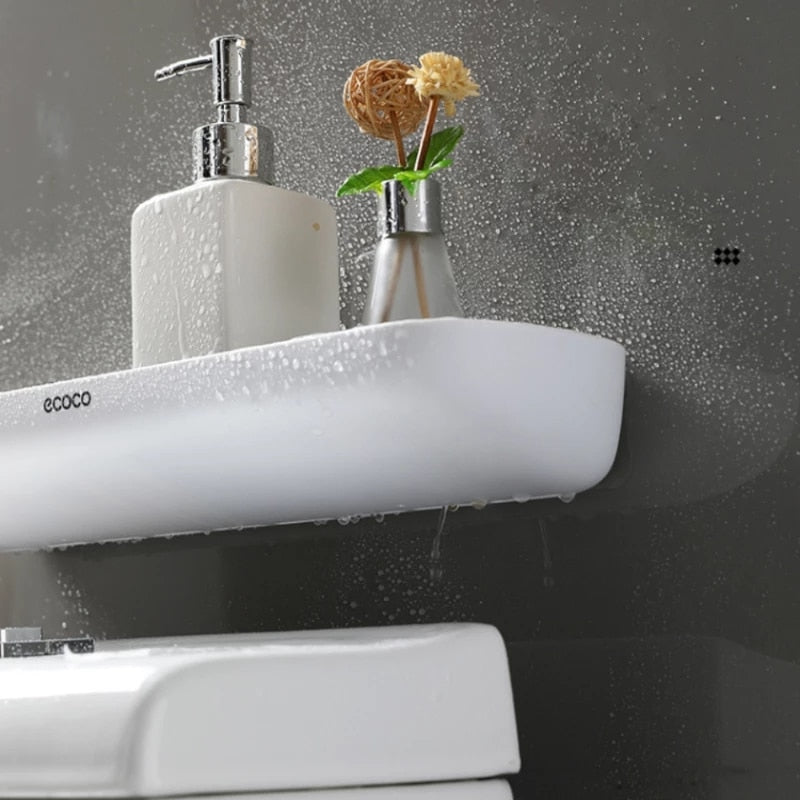 Étagère murale de salle de bain, pas de perçage, facile à installer - X10 Maroc - Livraison gratuite -