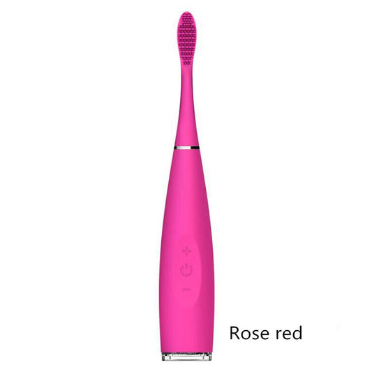 Brosse à Dents Rechargeable Electrique en Silicone - X10 Maroc - Livraison gratuite - red