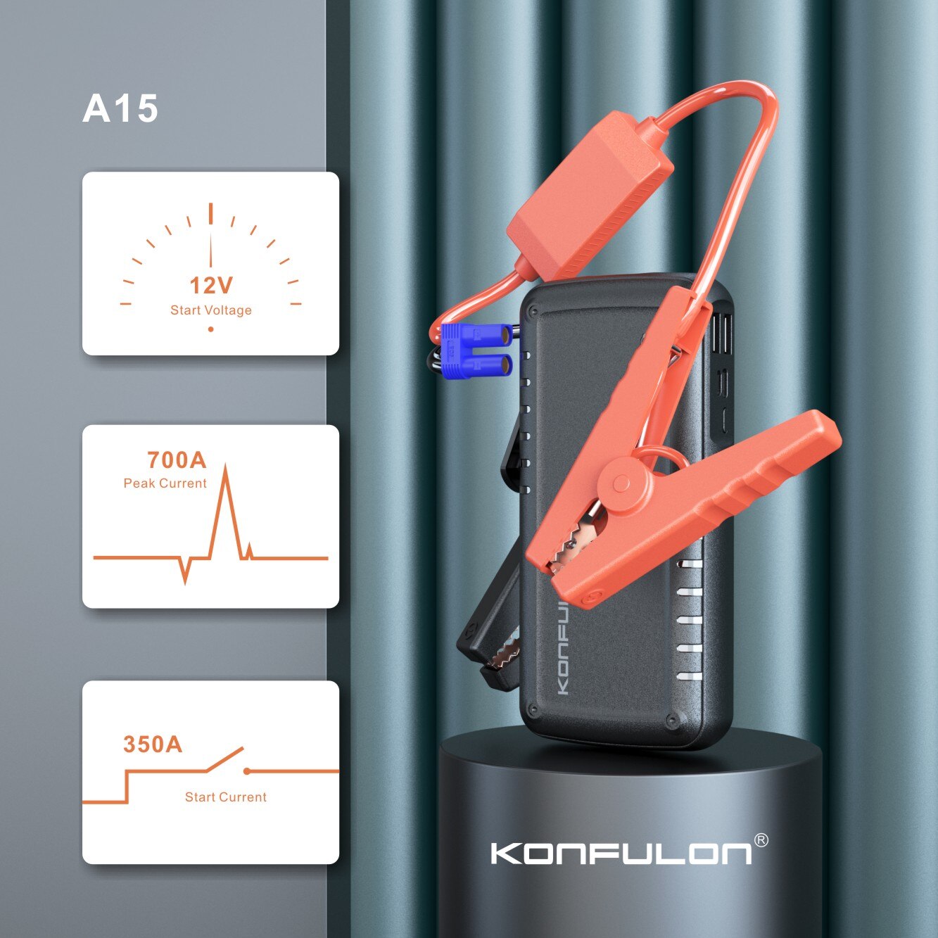 Powerbank de démarrage Voiture d'urgence 9600MAH - X10 Maroc - Livraison gratuite -