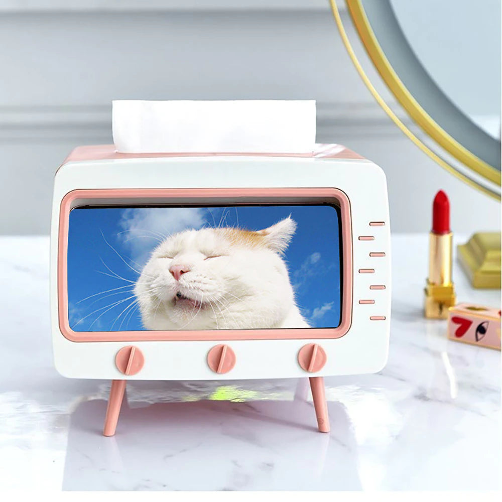 Boîte à mouchoirs TV antique - X10 Maroc - Livraison gratuite -