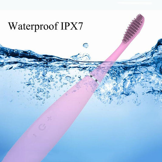 Brosse à Dents Rechargeable Electrique en Silicone - X10 Maroc - Livraison gratuite -