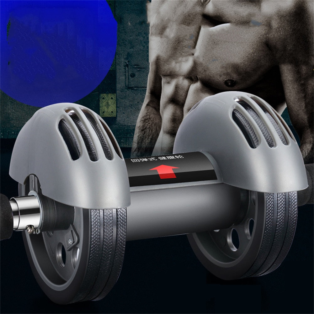 Double roue abdominale avec rebond automatique, frein et équipement physique - X10 Maroc - Livraison gratuite -