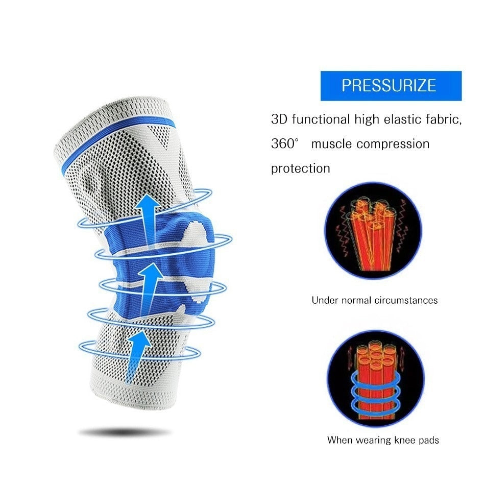 1 pc genouillères de sport en silicone et outil de fitness pour les genoux - X10 Maroc - Livraison gratuite -