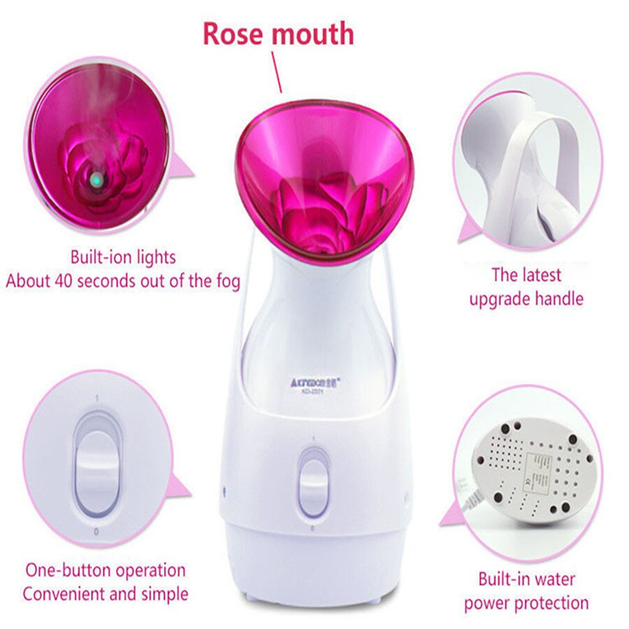 Crème hydratante à vapeur chaude pour nettoyer les pores et les points noirs pour les soins du visage - X10 Maroc - Livraison gratuite -
