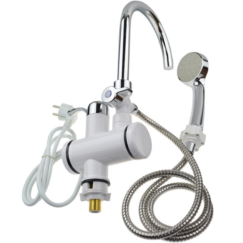 Robinet Chauffe-eau instantané électrique affichage de la température - X10 Maroc - Livraison gratuite - under big bend