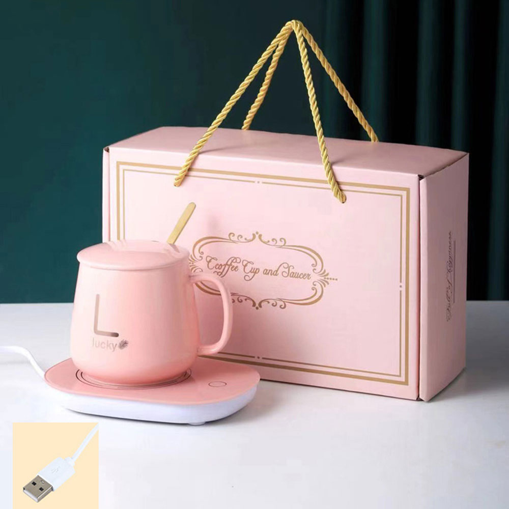 Pack de tasses en céramique pour garder vos boissons au chaud. - X10 Maroc - Livraison gratuite - Pink