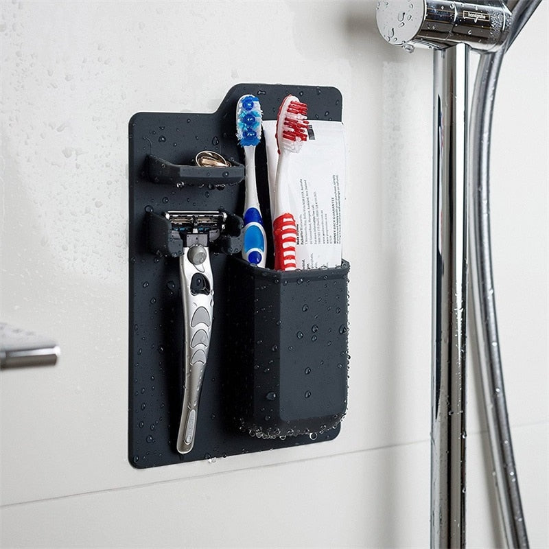 Ensemble de rangement et organisateur de salle de bain facile - X10 Maroc - Livraison gratuite - Noir