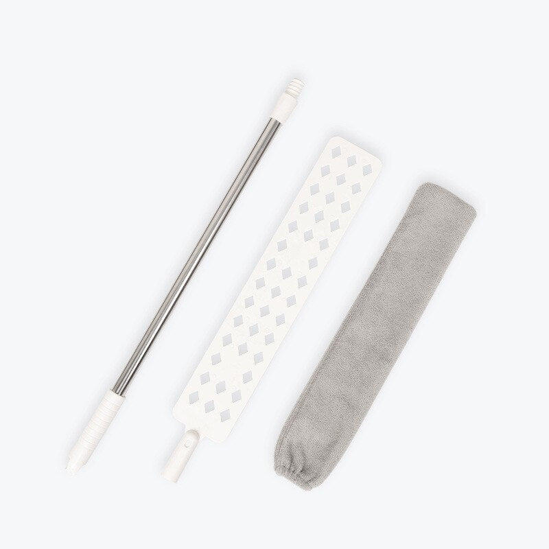 Brosse à poussière pour nettoyage sous appareils électroménagers avec long manche flexible 80 cm – 150 cm lavable et rétractable - X10 Maroc - Livraison gratuite -
