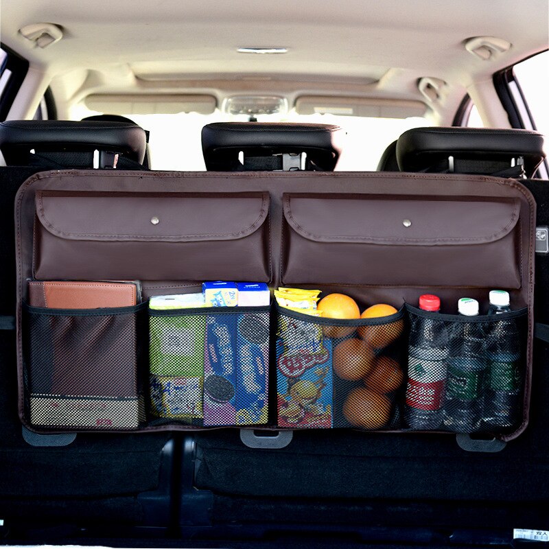 Organisateur de coffre de voiture avec 8 sacs de rangement suspendus pour sièges arrière de voiture - X10 Maroc - Livraison gratuite -