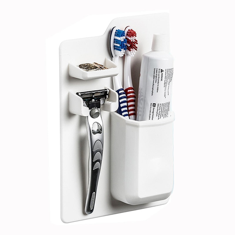 Ensemble de rangement et organisateur de salle de bain facile - X10 Maroc - Livraison gratuite - Blanc