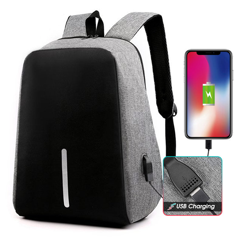 Sacs Pour Ordinateur Portable Antivol Noir-Gris - 16" - X10 Maroc - Livraison gratuite -