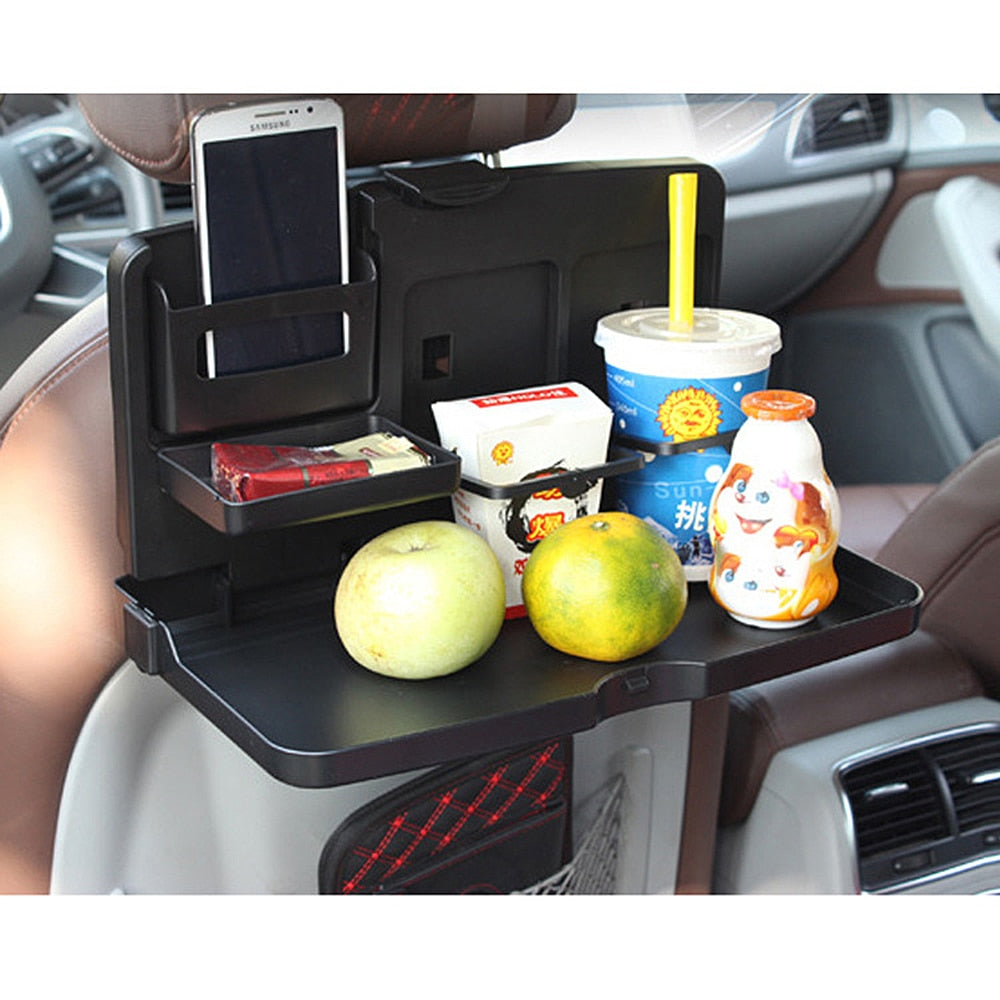 Table de voiture pliante universelle avec porte-gobelet pour siège arrière de voiture - X10 Maroc - Livraison gratuite -