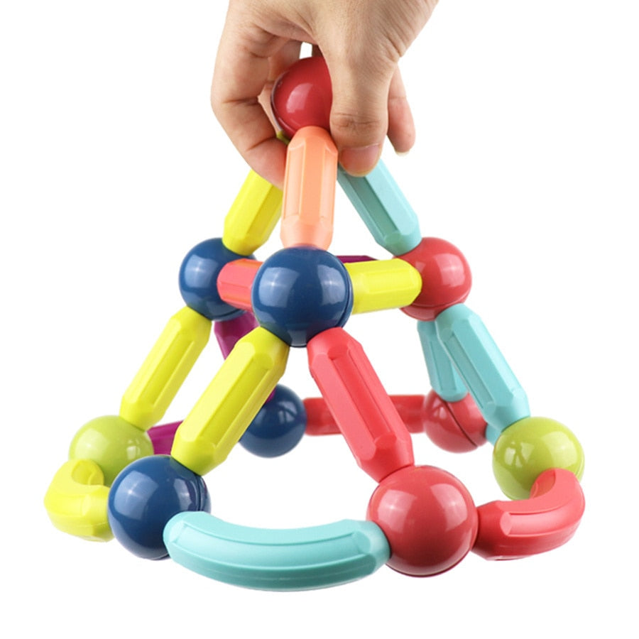 JEU DE BLOCS DE CONSTRUCTION MAGNÉTIQUES KIT DE 64 PCS - X10 Maroc - Livraison gratuite -