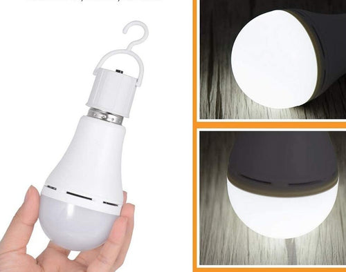 Lampe rechargeable - avec prise - blanche – X10 Maroc