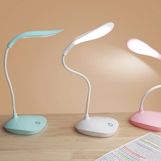 Lampe de bureau LED lumineuse avec batterie rechargeable