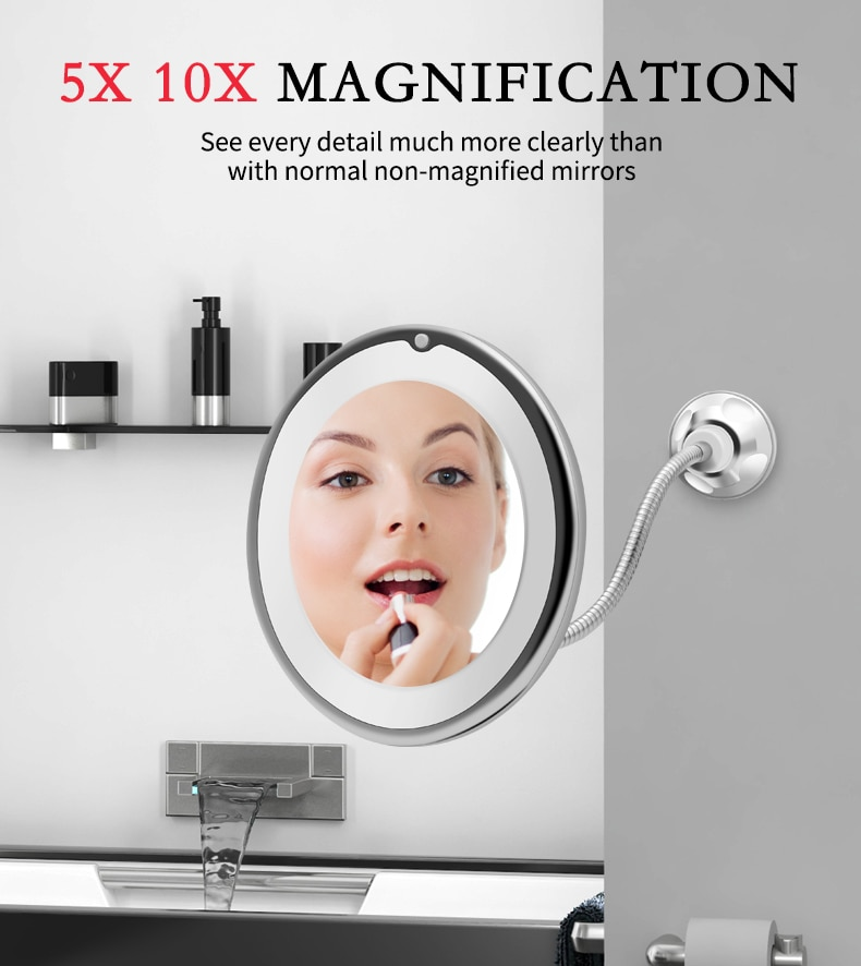 Miroir Grossissant Make-It-Bright - X10 Maroc - Livraison gratuite -