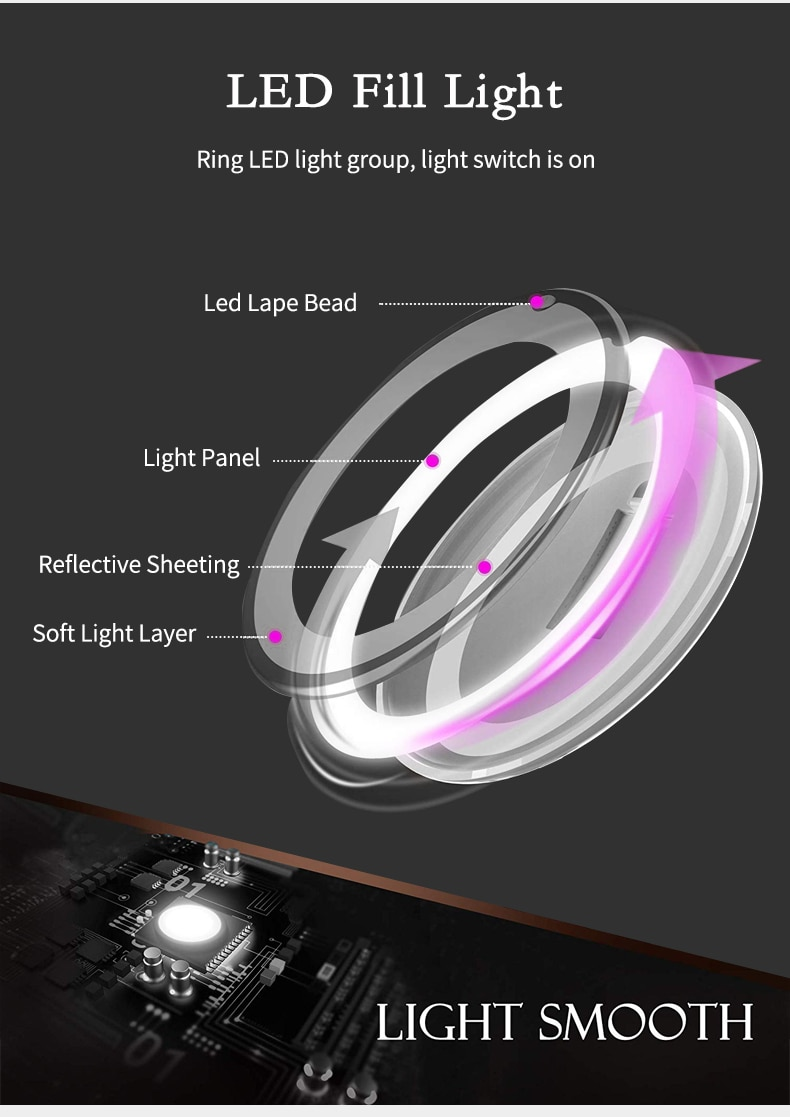 Miroir Grossissant Make-It-Bright - X10 Maroc - Livraison gratuite -
