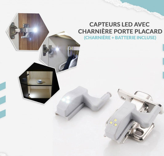 Veilleuse LED Placard Automatique 2pcs - X10 Maroc - Livraison gratuite -