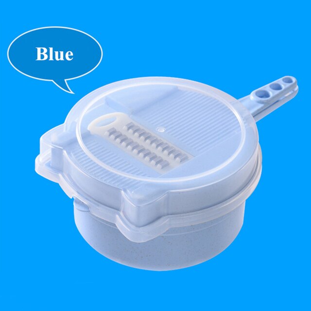 Coupe-légumes multifonctionnel en forme de chat - X10 Maroc - Livraison gratuite - Bleu